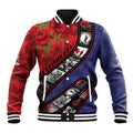 Personalised ANZAC Spirit 1915-2026 Filmstrip Tribute Baseball Jacket Lest We Forget 25 April