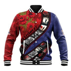 Personalised ANZAC Spirit 1915-2026 Filmstrip Tribute Baseball Jacket Lest We Forget 25 April