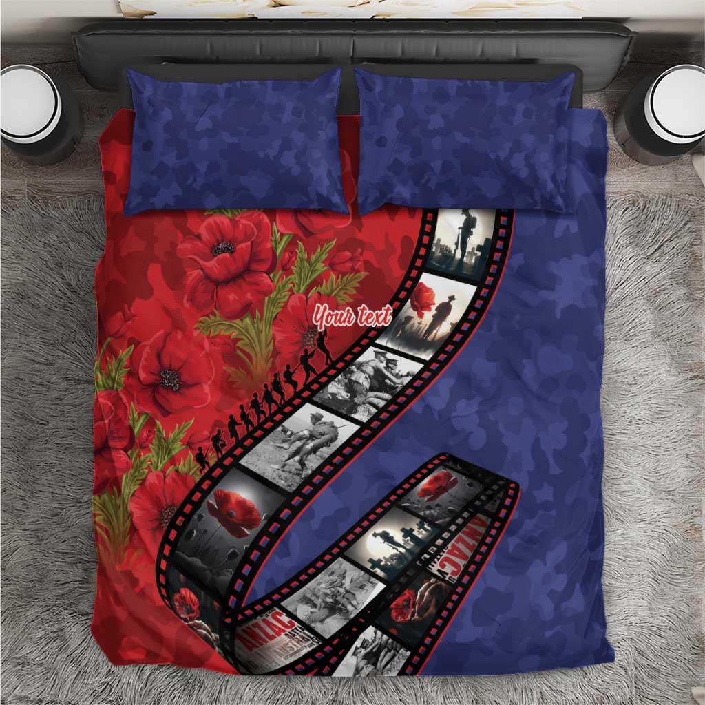 Personalised ANZAC Spirit 1915-2026 Filmstrip Tribute Bedding Set Lest We Forget 25 April