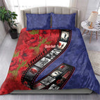 Personalised ANZAC Spirit 1915-2026 Filmstrip Tribute Bedding Set Lest We Forget 25 April