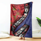 Personalised ANZAC Spirit 1915-2026 Filmstrip Tribute Blanket Lest We Forget 25 April