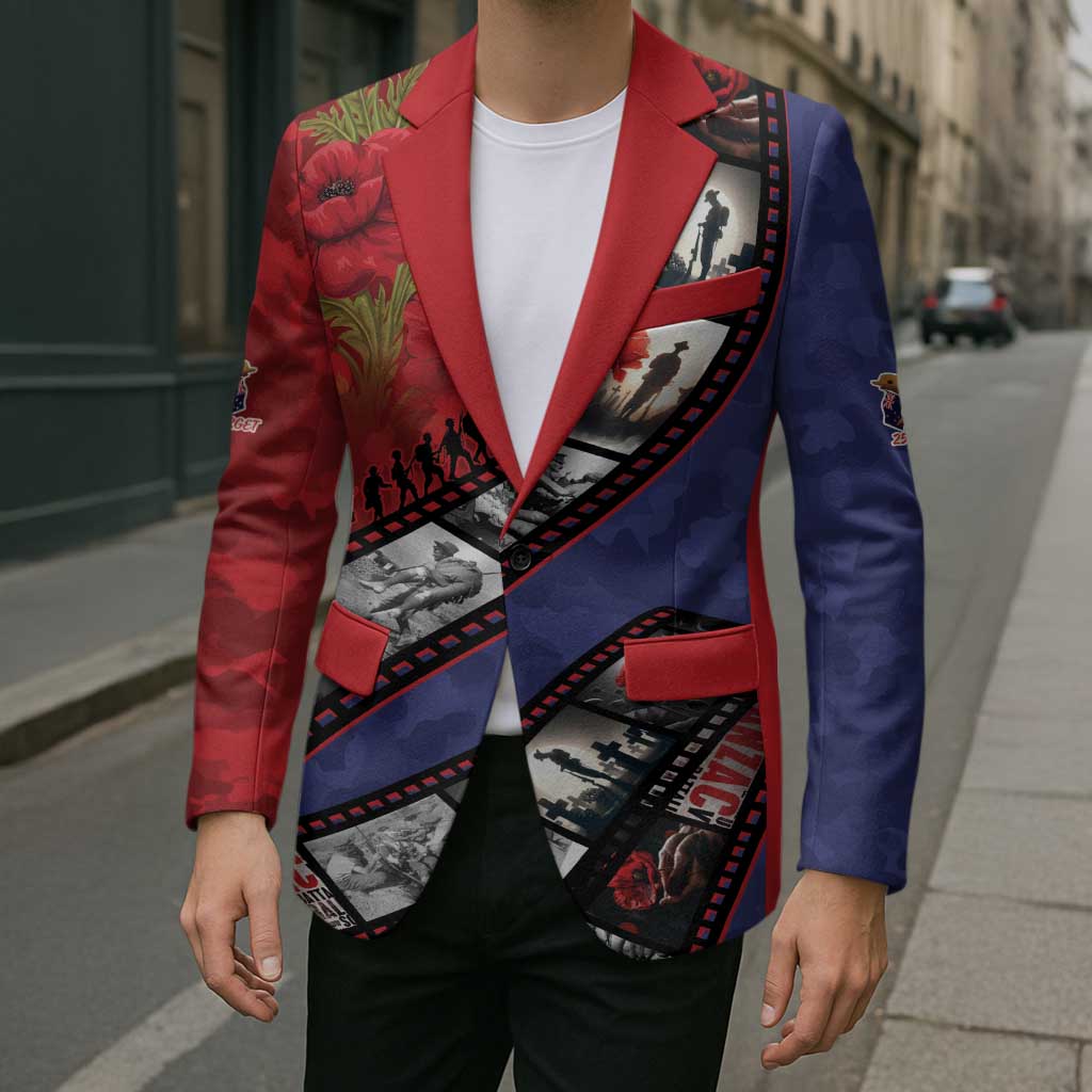 Personalised ANZAC Spirit 1915-2026 Filmstrip Tribute Blazer Lest We Forget 25 April