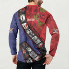 Personalised ANZAC Spirit 1915-2026 Filmstrip Tribute Button Sweatshirt Lest We Forget 25 April