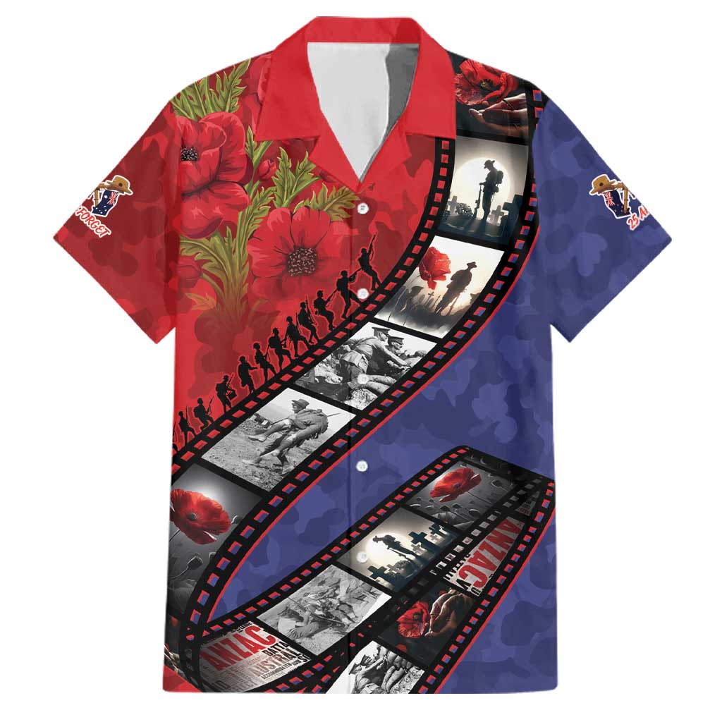 Personalised ANZAC Spirit 1915-2026 Filmstrip Tribute Family Matching Long Sleeve Bodycon Dress and Hawaiian Shirt Lest We Forget 25 April