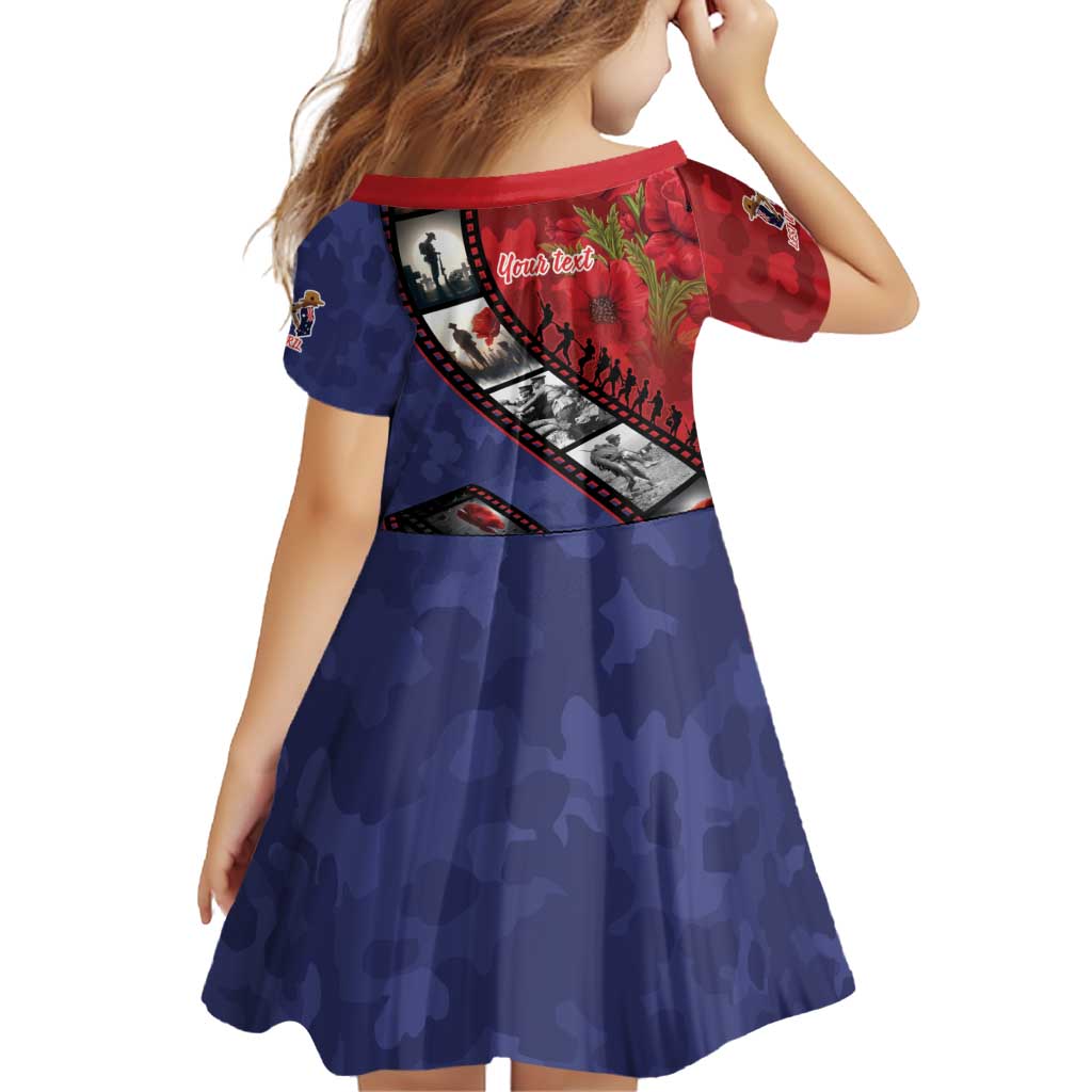 Personalised ANZAC Spirit 1915-2026 Filmstrip Tribute Family Matching Mermaid Dress and Hawaiian Shirt Lest We Forget 25 April
