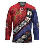 Personalised ANZAC Spirit 1915-2026 Filmstrip Tribute Hockey Jersey Lest We Forget 25 April