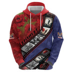 Personalised ANZAC Spirit 1915-2026 Filmstrip Tribute Hoodie Lest We Forget 25 April