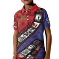 Personalised ANZAC Spirit 1915-2026 Filmstrip Tribute Kid Polo Shirt Lest We Forget 25 April