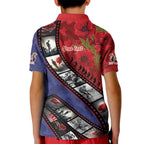 Personalised ANZAC Spirit 1915-2026 Filmstrip Tribute Kid Polo Shirt Lest We Forget 25 April