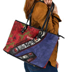 Personalised ANZAC Spirit 1915-2026 Filmstrip Tribute Leather Tote Bag Lest We Forget 25 April