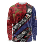 Personalised ANZAC Spirit 1915-2026 Filmstrip Tribute Long Sleeve Shirt Lest We Forget 25 April