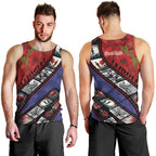 Personalised ANZAC Spirit 1915-2026 Filmstrip Tribute Men Tank Top Lest We Forget 25 April