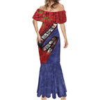 Personalised ANZAC Spirit 1915-2026 Filmstrip Tribute Mermaid Dress Lest We Forget 25 April