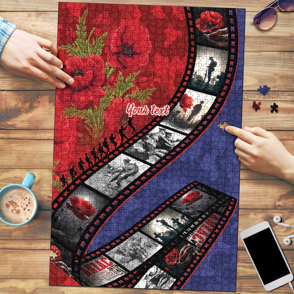 Personalised ANZAC Spirit 1915-2026 Filmstrip Tribute Puzzle Lest We Forget 25 April