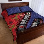 Personalised ANZAC Spirit 1915-2026 Filmstrip Tribute Quilt Bed Set Lest We Forget 25 April