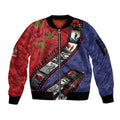 Personalised ANZAC Spirit 1915-2026 Filmstrip Tribute Sleeve Zip Bomber Jacket Lest We Forget 25 April