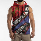 Personalised ANZAC Spirit 1915-2026 Filmstrip Tribute Sleeveless Hoodie Lest We Forget 25 April