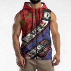Personalised ANZAC Spirit 1915-2026 Filmstrip Tribute Sleeveless Zip Hoodie Lest We Forget 25 April