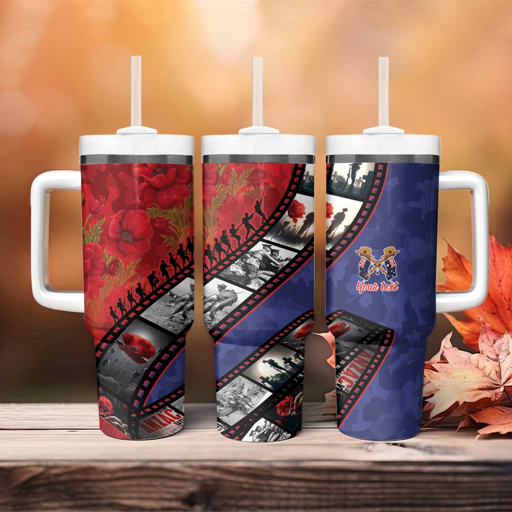 Personalised ANZAC Spirit 1915-2026 Filmstrip Tribute Tumbler With Handle Lest We Forget 25 April