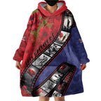 Personalised ANZAC Spirit 1915-2026 Filmstrip Tribute Wearable Blanket Hoodie Lest We Forget 25 April
