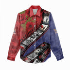 Personalised ANZAC Spirit 1915-2026 Filmstrip Tribute Women Casual Shirt Lest We Forget 25 April