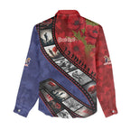 Personalised ANZAC Spirit 1915-2026 Filmstrip Tribute Women Casual Shirt Lest We Forget 25 April