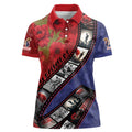 Personalised ANZAC Spirit 1915-2026 Filmstrip Tribute Women Polo Shirt Lest We Forget 25 April