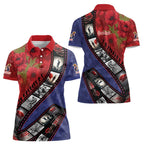 Personalised ANZAC Spirit 1915-2026 Filmstrip Tribute Women Polo Shirt Lest We Forget 25 April