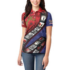 Personalised ANZAC Spirit 1915-2026 Filmstrip Tribute Women Polo Shirt Lest We Forget 25 April
