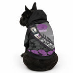 Personalised Remembering ANZAC Lest We Forget Pet Hoodie Vintage Film Frame Memorial Purple Poppy