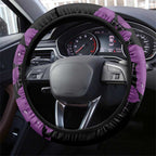 Remembering ANZAC Lest We Forget Steering Wheel Cover Vintage Film Frame Memorial Purple Poppy