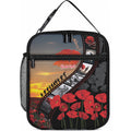 Personalised Remembering ANZAC Lest We Forget Lunch Bag Vintage Film Frame Memorial Red Poppy