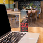 Personalised Remembering ANZAC Lest We Forget Skinny Tumbler Vintage Film Frame Memorial Red Poppy