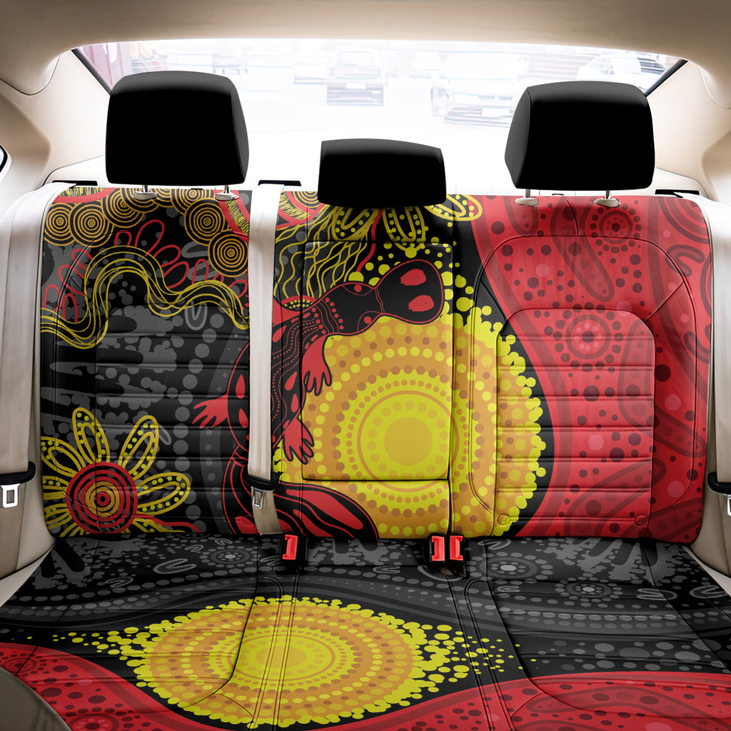 Platypus Aboriginal Art Style Back Car Seat Cover