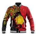 Platypus Aboriginal Art Style Baseball Jacket