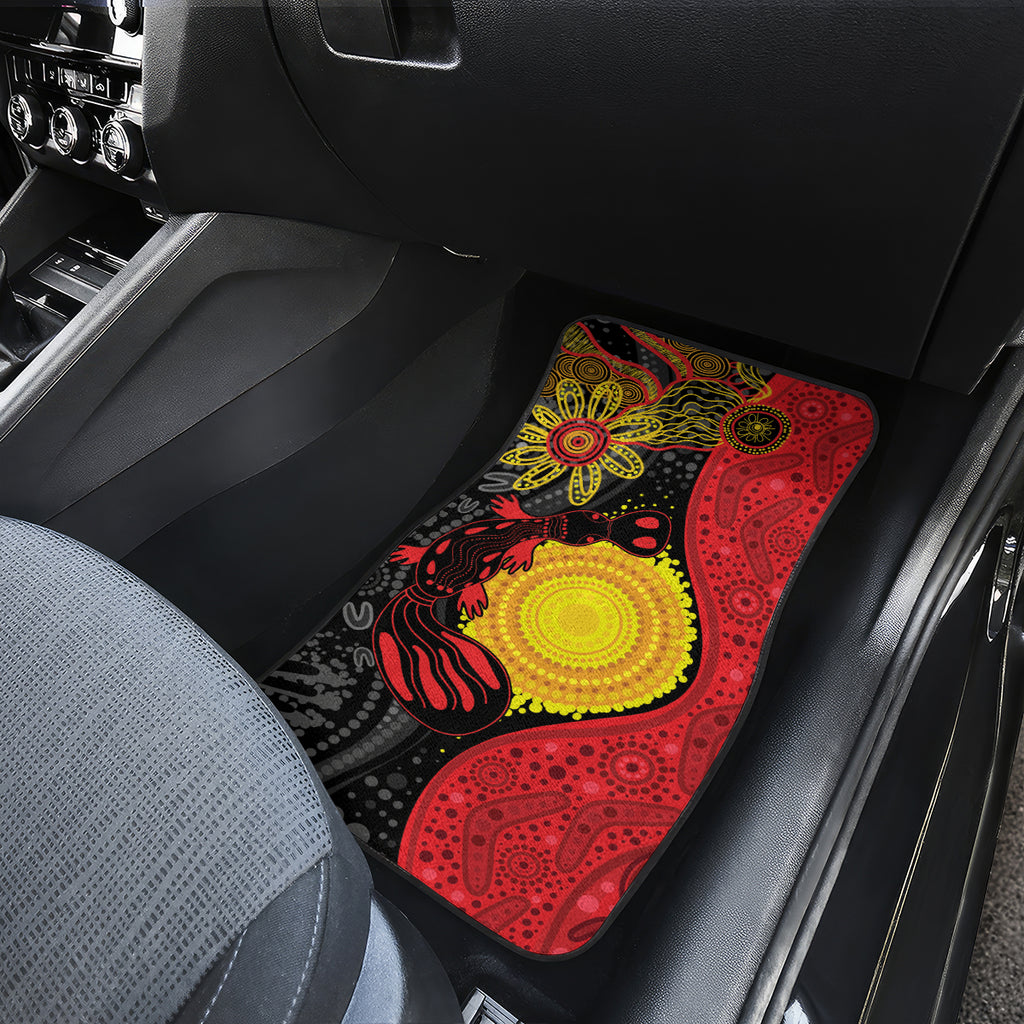 Platypus Aboriginal Art Style Car Mats