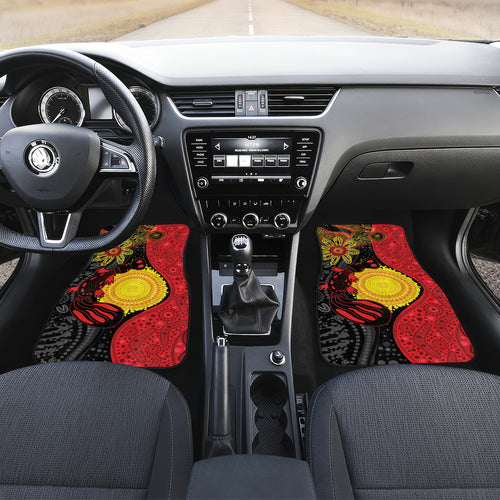 Platypus Aboriginal Art Style Car Mats