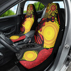 Platypus Aboriginal Art Style Car Seat Cover