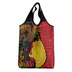Platypus Aboriginal Art Style Grocery Bag