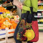 Platypus Aboriginal Art Style Grocery Bag