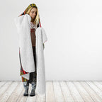 Platypus Aboriginal Art Style Hooded Blanket