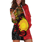 Platypus Aboriginal Art Style Hoodie Dress