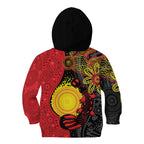 Platypus Aboriginal Art Style Kid Hoodie