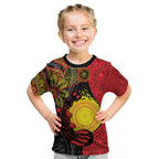 Platypus Aboriginal Art Style Kid T Shirt
