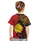 Platypus Aboriginal Art Style Kid T Shirt