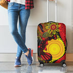 Platypus Aboriginal Art Style Luggage Cover