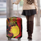Platypus Aboriginal Art Style Luggage Cover