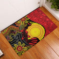 Platypus Aboriginal Art Style Rubber Doormat