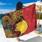 Platypus Aboriginal Art Style Sarong