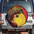 Platypus Aboriginal Art Style Spare Tire Cover